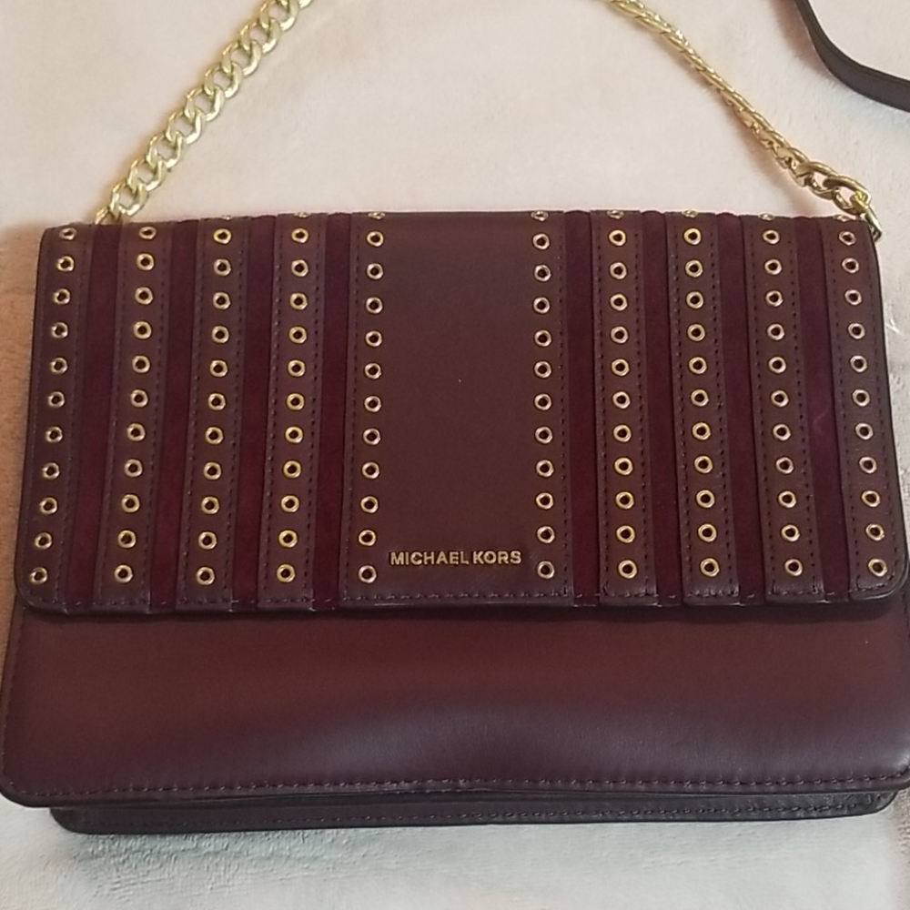 NWOT Michael Kors Large Leather Shoulder Bag